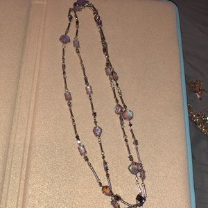 KS long convertible necklace silver